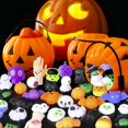 thumbnail image 3 of Juguetes inquietos de Halloween para niños, calabaza fantasma suave antiansiedad, Mochi, bolsa de dulces, relleno, juguete para aliviar el estrés para regalos de adultos, 3 of 4