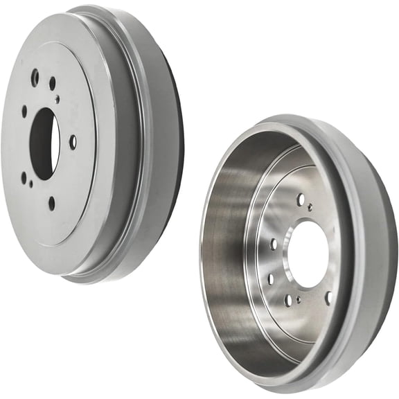 Detroit Axle - Rear Brake Drums for 2013-2018 Nissan NV200 Chevrolet City Express, 2014 2015 2016 2017 Brake Drums Set Replacement