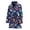 145, variant on Paisley Elephant Hamsa Pattern Women Bathrobe One Size Univeral Fits, Animal Elephant Fashion Lightweight Plush Fleece Long Robe For Women