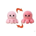 thumbnail image 1 of Plush Octopus Reversible Cute Flip Mood Soft Toy Gift Happy Sad, 1 of 1