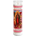 thumbnail image 3 of Lady of Guadalupe Candles (4 Pc) Great for Sanctuary Vigils and Prayers - Unscented Glass Candle Set - Jar Candles - Devotional Spiritual Religious Church Cemeteries, 3 of 3