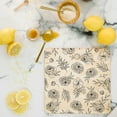 thumbnail image 2 of Society6 Emanuela Carratoni Floral Line Art Square Cutting Board, 11.5" x 11.5", 2 of 2