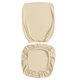 thumbnail image 5 of Funda para sillas de oficina Macarena 2 piezas divididas elásticas para sillas de ordenador giratorias Beige, 5 of 8