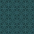 thumbnail image 1 of Ahgly Company Indoor Square Patterned Dark Cyan Green Area Rugs, 8' Square, 1 of 1
