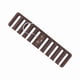 thumbnail image 3 of Organizador de 10 ranuras para corbatas, cinturones y bufandas, de plástico resistente, ahorrador de espacio en armarios, color marrón, 3 of 15