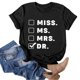 thumbnail image 2 of Gibobby Playera de Manga Corta Casual Suave Top para mujer, camisa con estampado letras, manga corta, cuello redondo, blusa superior informal, camiseta holgada(Negro,XL), 2 of 5