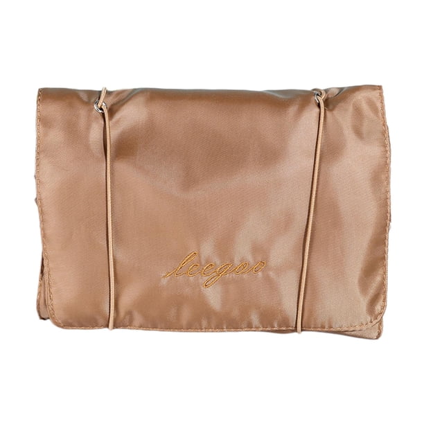 Neceser de maquillaje , organizador extraíble, almacenamiento multifunción, neceser de viaje enrollable para mujeres y hombres, juego de Sunnimix Neceser de viaje