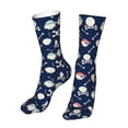 thumbnail image 6 of Salouo Pirate Skulls 1 Pattern Fun Novelty Crew Socks,Casual Athletic Socks Neutral Socks, 6 of 7