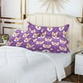 thumbnail image 6 of Plush Pillow Cases King Size Ultra Soft Warm Pillowcases with Zipper Corgi Dog Faces 20"x40", 6 of 9