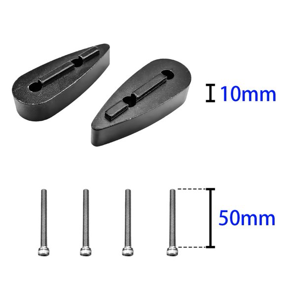 Bike TT Handlebar Spacers 5/10/20/40mm Carbon Fibre Height Increasing Gasket For Aero Bars Bicycle Handle Bar Components 5Mm