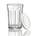 thumbnail image 5 of Luminarc Working 21-Ounce Storage Jar/Cooler with Lids, Set of 4 Tumbler Glasses, 4 Count (Pack of 1), Clear, 5 of 9