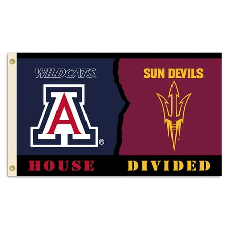 Arizona - Arizona State 3 Ft. X 5 Ft. Flag W/Grommets - Rivalry House Divided