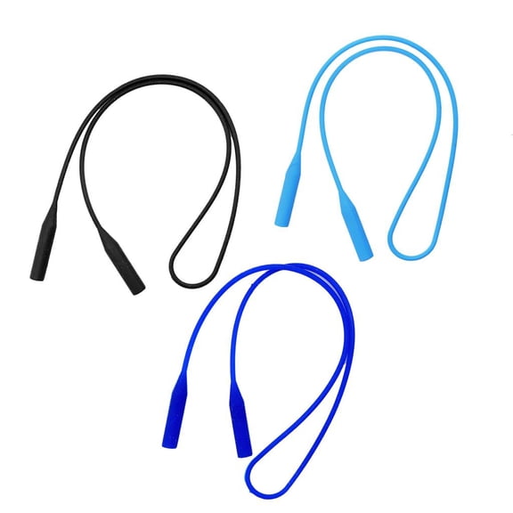 2 Pieces Silicone Eyewear Retainers & Sunglass Straps, Elastic Eye Glasses