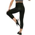 thumbnail image 7 of SAYFUT Womens High Waist Sauna Pant Compression Tummy Control Shaper Thighs Slimming Shapewear Black S-2XL, 7 of 7
