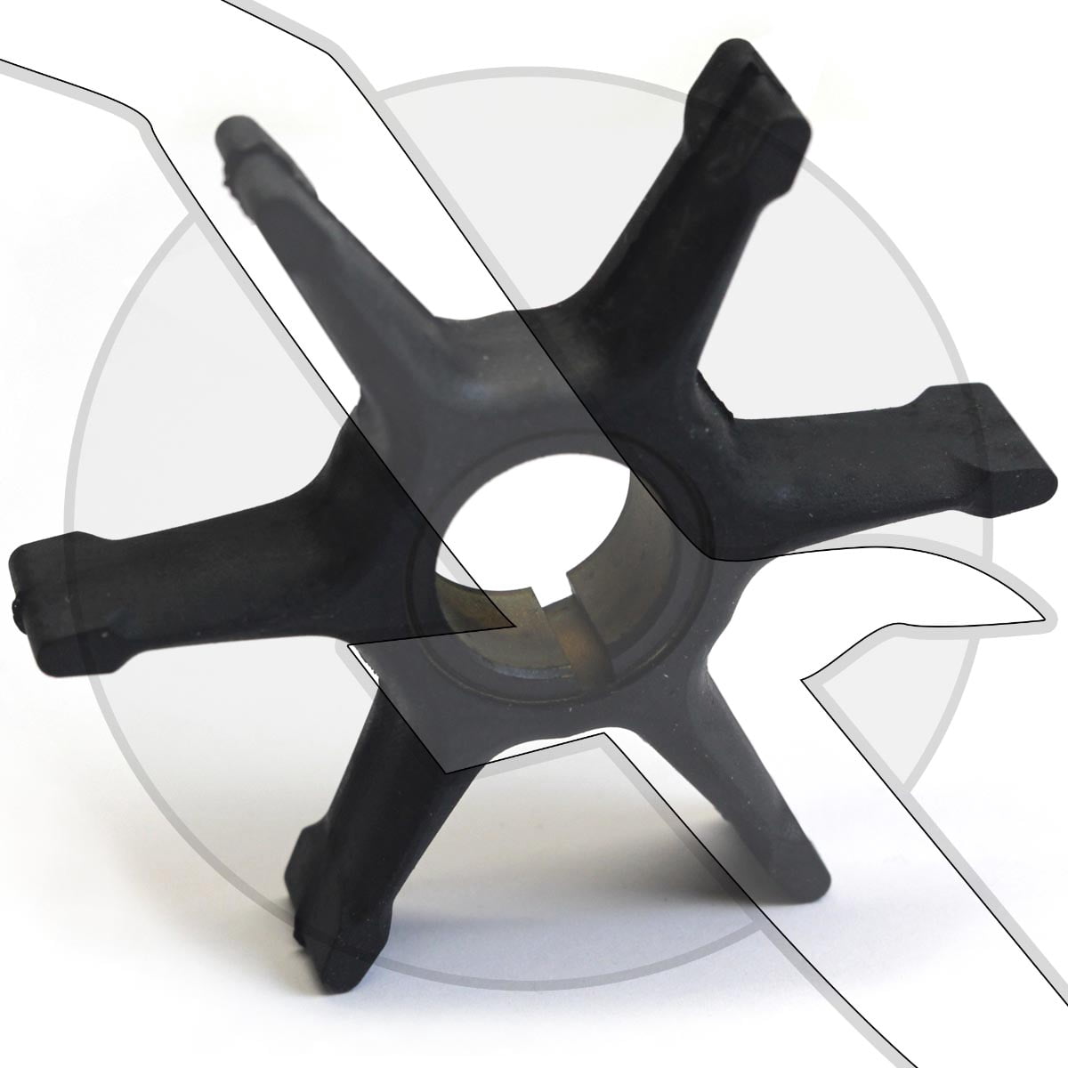 Water Pump Impeller for Yamaha 25hp/30hp 689-44352-02-00 18-3067