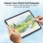 Protescreen Paper feel Screen Protector for iPad Air 13(2024/2025) & Pro 13(2024/2025), Premium AR Anti-Reflective Paper Texture Matte Film for Writing Drawing Notes, Apple Pencil Support