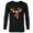Black, variant on Disney Mickey Mouse Thanksgiving Autumn Fun - Long Sleeve T-Shirt for Men - Customized-Athletic Heather