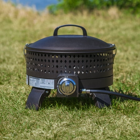 Fire Sense - Sporty Campfire Portable Gas Fire Pit - Mocha
