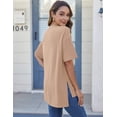 thumbnail image 4 of Zeagoo Summer T Shirts for Women Oversized Crew Neck Tees Short Sleeve Loose Fit Workout Tops, 4 of 4