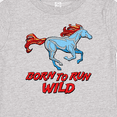 thumbnail image 4 of Inktastic Born to Run Wild- Galloping Horse Boys or Girls Baby T-Shirt, 4 of 5