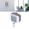 thumbnail image 3 of "High-Precision Wall/DIN Rail Mount LCD Temperature Humidity Transmitter with 0-5V Analog Output & Wide Voltage Range (10-30V DC)"  

(Character count: 136)  

Alternative option:  
"Industrial-Grade, 3 of 5