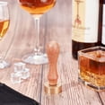 thumbnail image 6 of Letter C Ice Stamp Initial Ice Cube Stamp with Removable Brass Head & Wood Handle 1.2" Vintage Ice Branding Stamp for Making DIY Crafting Cocktail Whiskey Mojito Drinks Wedding DIY, 6 of 9
