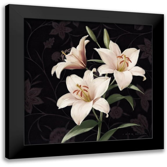 Levashov, Igor 12x12 Black Modern Framed Museum Art Print Titled - Lily Elegante