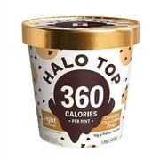 Halo Top Chocolate Chip Cookie Dough Light Ice Cream, 16 fl oz Pint