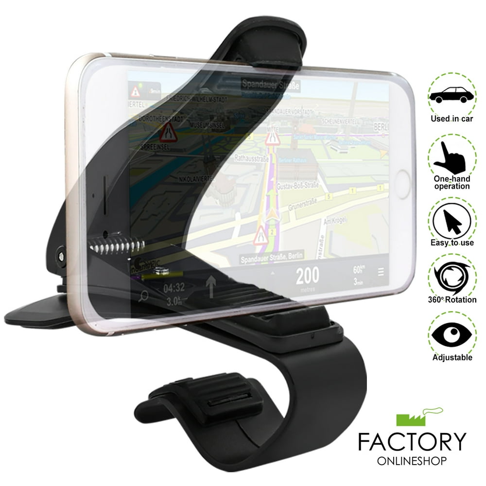 Geniqua Hud Design Cradle Car Cell Phone Dashboard Mount Holder Stand For Iphone Gps Walmart
