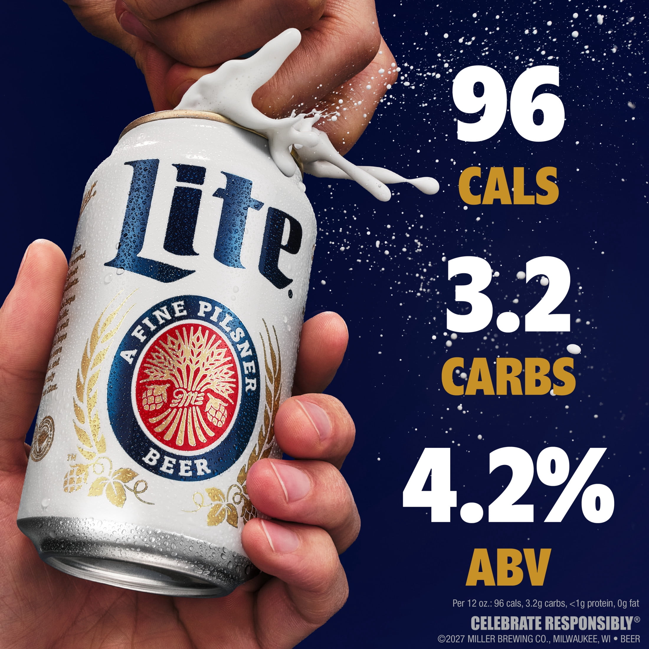 Miller Lite, Light Lager Beer, 30 Pack, 12 fl oz Cans - Walmart.com