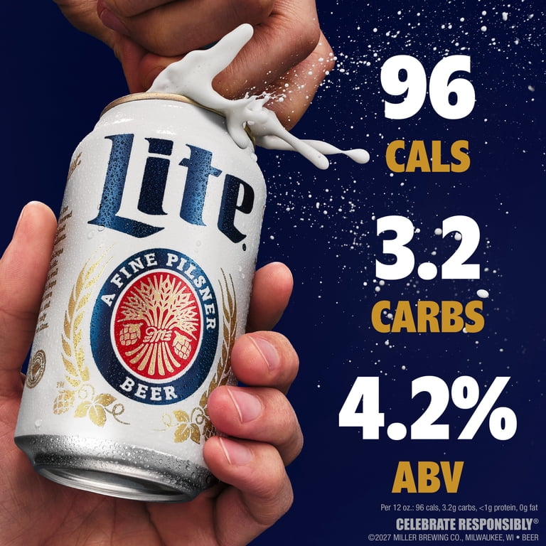 Miller Lite, Light Lager Beer, 30 Pack, 12 fl oz Cans - Walmart.com