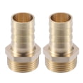 thumbnail image 1 of 2uds 19mm 3/4" BSP Macho Rosca Conector Manguera para Combustible Agua Aire, 1 of 1
