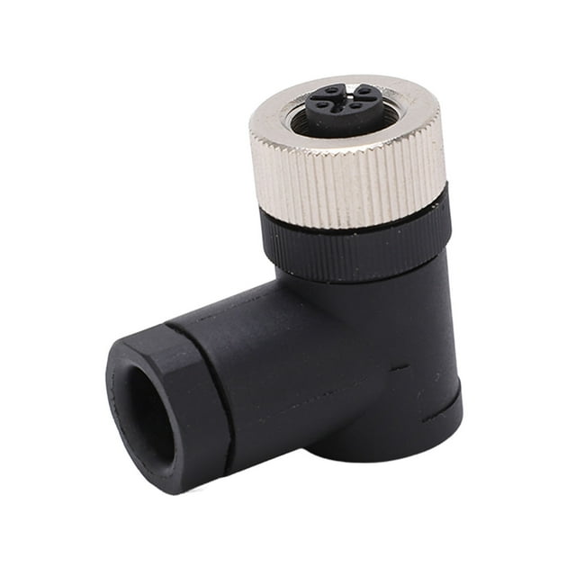 Marine Field Installable Connector, High Strength Bending Type Female Field Installable Connector Reliable IP67 Waterproof M12 for NMEA 2000