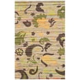thumbnail image 1 of Safavieh Cedar Brook 4' X 6' Handmade Cotton Pile Rug in Green, 1 of 6
