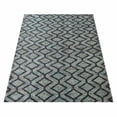 thumbnail image 2 of Hand Knotted Sumak Jute Eco-Friendly Area Rugs - 3'X5', Rectangle Shape, Green Charcoal Color, Geometric Pattern, High Pile, Natural Fiber, Outdoor Indoor Handmade Area Rugs For Living Room (J00018), 2 of 5