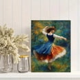 thumbnail image 2 of Qisvanset 12x16 Inch Black Cat Whimsical Canvas Print Wall Art, 2 of 5