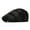Black, variant on Men Women Newsboy Duckbill Flat Hat Golf Driving Cabbie Ivy Peaked Painter Button Cap