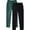 Dark Green, variant on Men's Sweatpants, Casual Cargo Joggers with Elastic Waist & Drawstring, Baggy Track Pants with Pockets 2-Pack