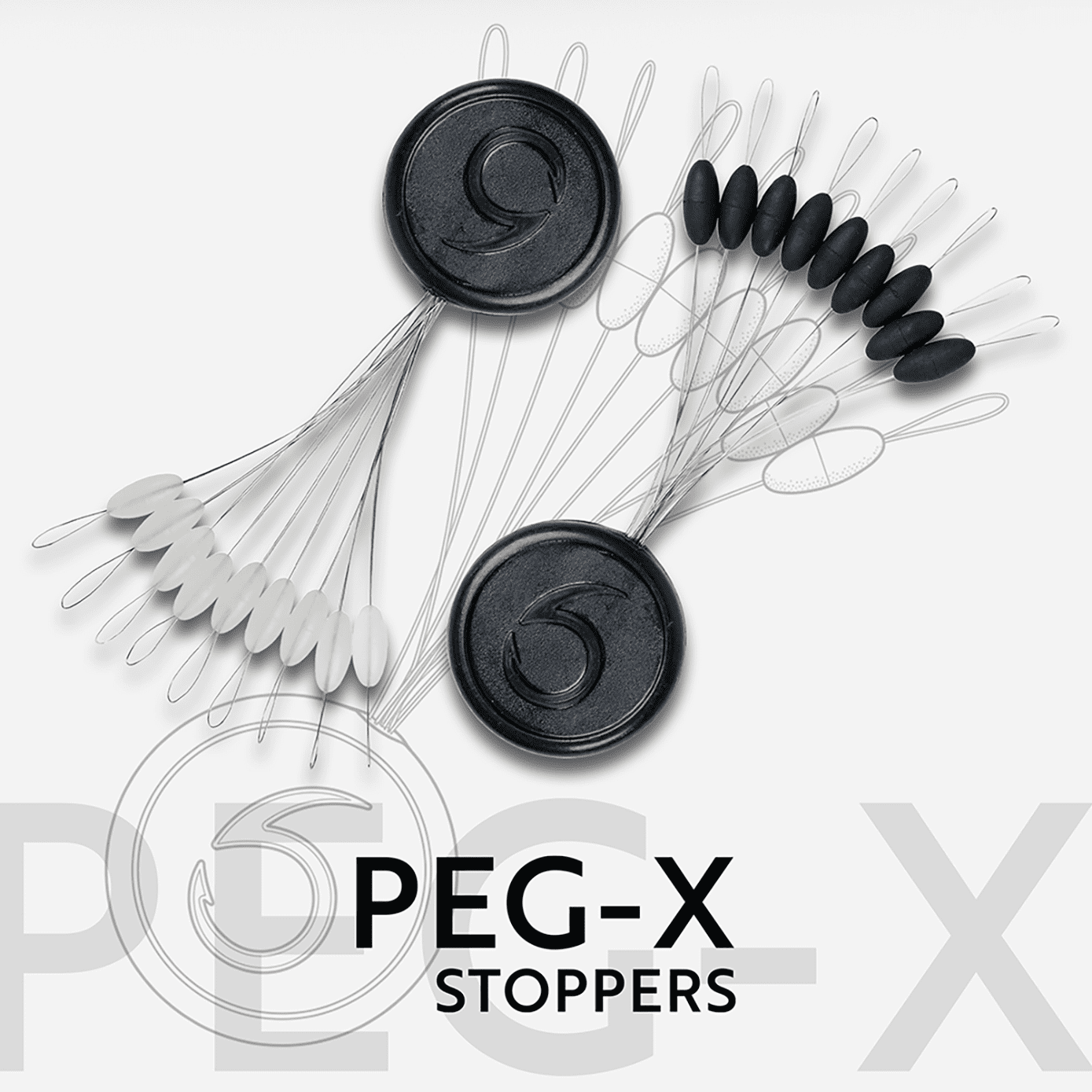 (3 pack) 6th Sense – Peg-X Weight Stoppers, Adjustable Line Pegs for Flipping & Finesse Rigs (9/pk)