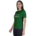 thumbnail image 4 of Inkmeso Crew Neck T-shirt It's Fine I'm Fine Everything's Fine" Letter Printed Inspirational Jersey Top For Women, 4 of 9