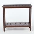 thumbnail image 6 of Acacia Wood Console Table, Entryway Living Longs for Living Room, Indoor Outdoor Furniture (Brown), 6 of 9