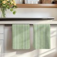 thumbnail image 7 of Sage Green Stripe Kitchen Towels Set of 3, Farmhouse Modern Minimalist Geometric Absorbent Dish Towels for Kitchen, Microfiber Hand Towel, Quick Drying Tea Towel for Cleaning Decorative Dishcloths, 7 of 7