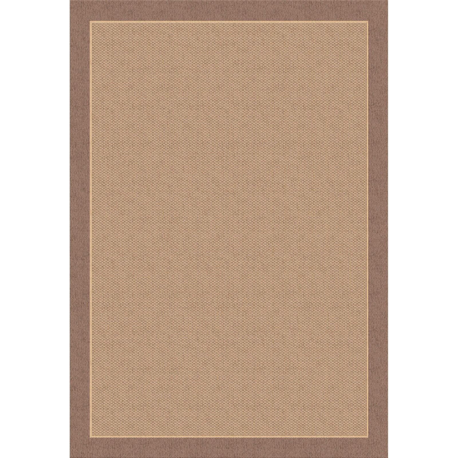Dynamic Rugs Piazza Waffle Indoor/Outdoor Area Rug Brown