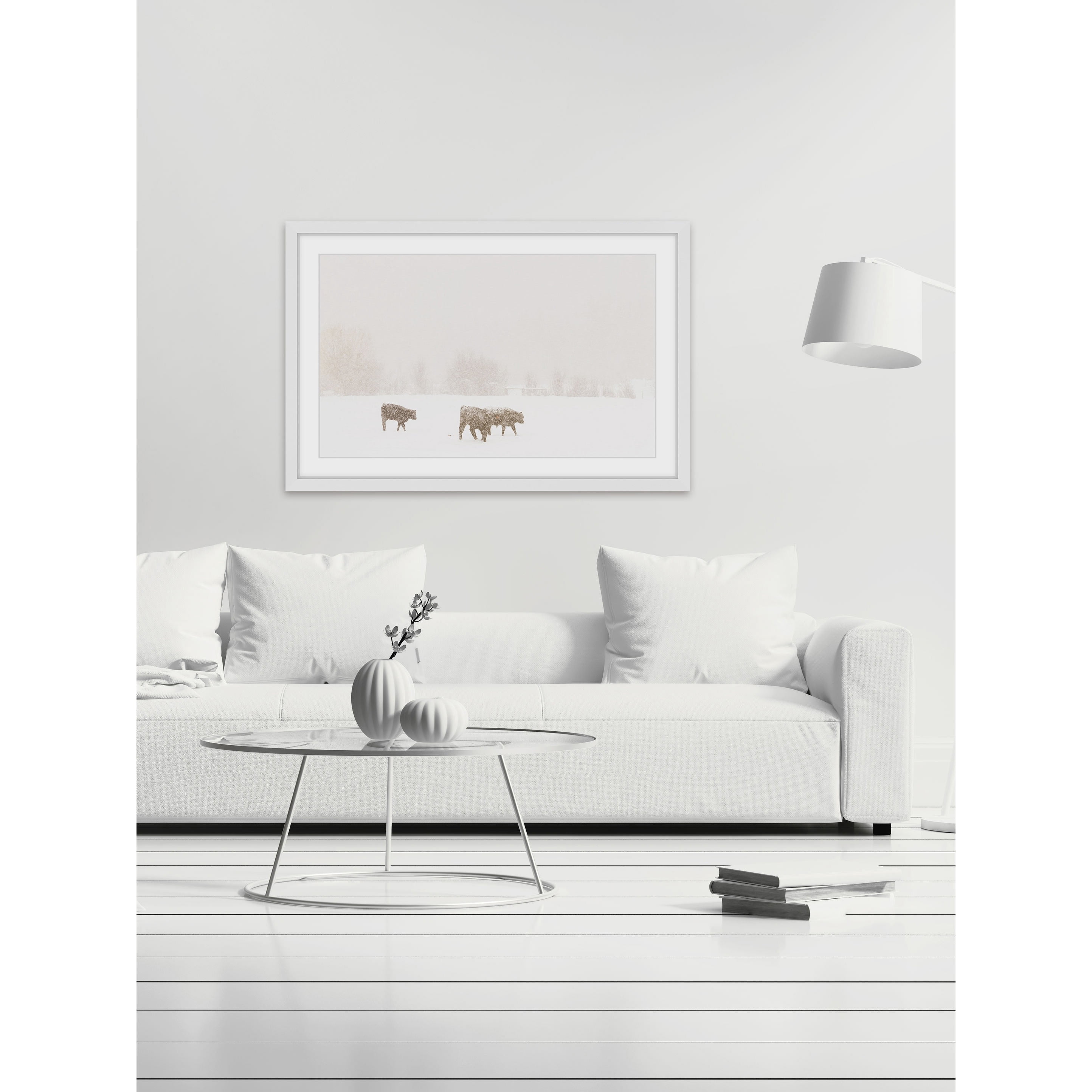 "In Search of Food" Framed Painting Print