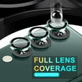 thumbnail image 3 of Dteck for Samsung Galaxy Z Fold4 5G Camera Lens Protector, 9H Tempered Glass Camera Cover Screen Protector Metal Individual Ring for Samsung Fold4 5G 2022 Release, Green, 3 of 6