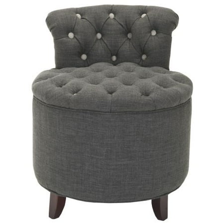 Safavieh MCR4518 Rebecca Tufted Vanity Stool - Walmart.com Safavieh MCR4518 Rebecca Tufted Vanity Stool - Walmart.com