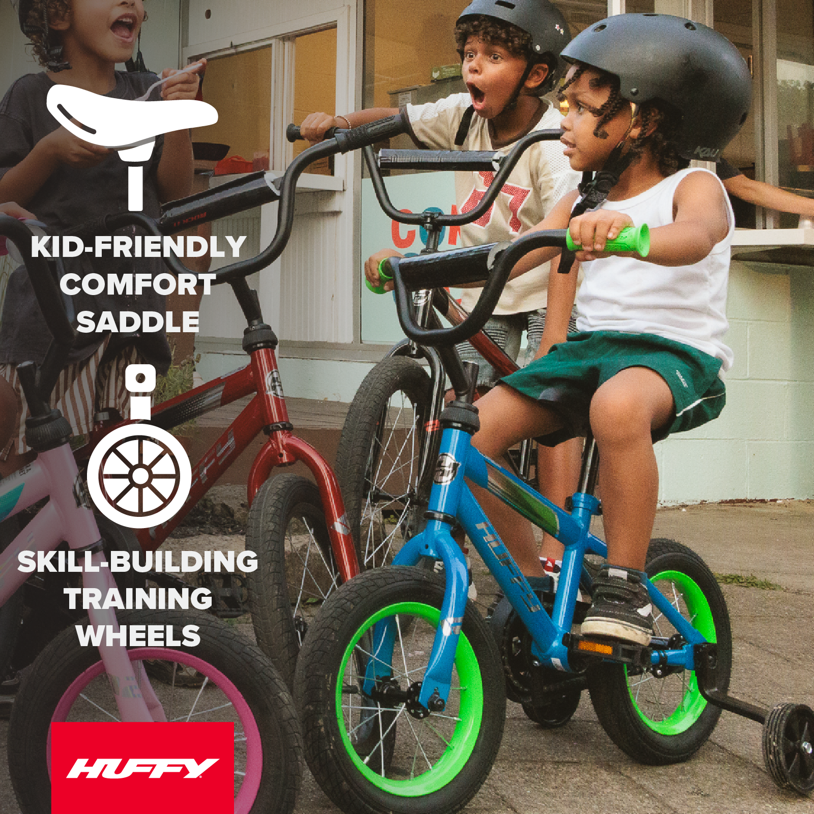 Huffy Rock It 12" Kids' Bike With Training Wheels photo 3