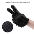 thumbnail image 3 of 1 par de guantes de esponja para peluquero, guantes para rizar cabello afro, cepillo para rizar cabello negro, herramienta para rizos de barbero, herramienta para peinar ondas y rizos., 3 of 7