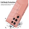 thumbnail image 3 of Samsung Galaxy S23 Ultra 5G Case Love Heart 6D Plating Electroplate Luxury Elegant Case Camera Protector Soft TPU Shockproof Protective Corner Back Cover -Pink, 3 of 10