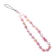 thumbnail image 1 of Dijes de cuentas para teléfono, correa de muñeca, soporte de regalo, decoración, colgante para teléfono para mujer Rosa oscuro, 1 of 9